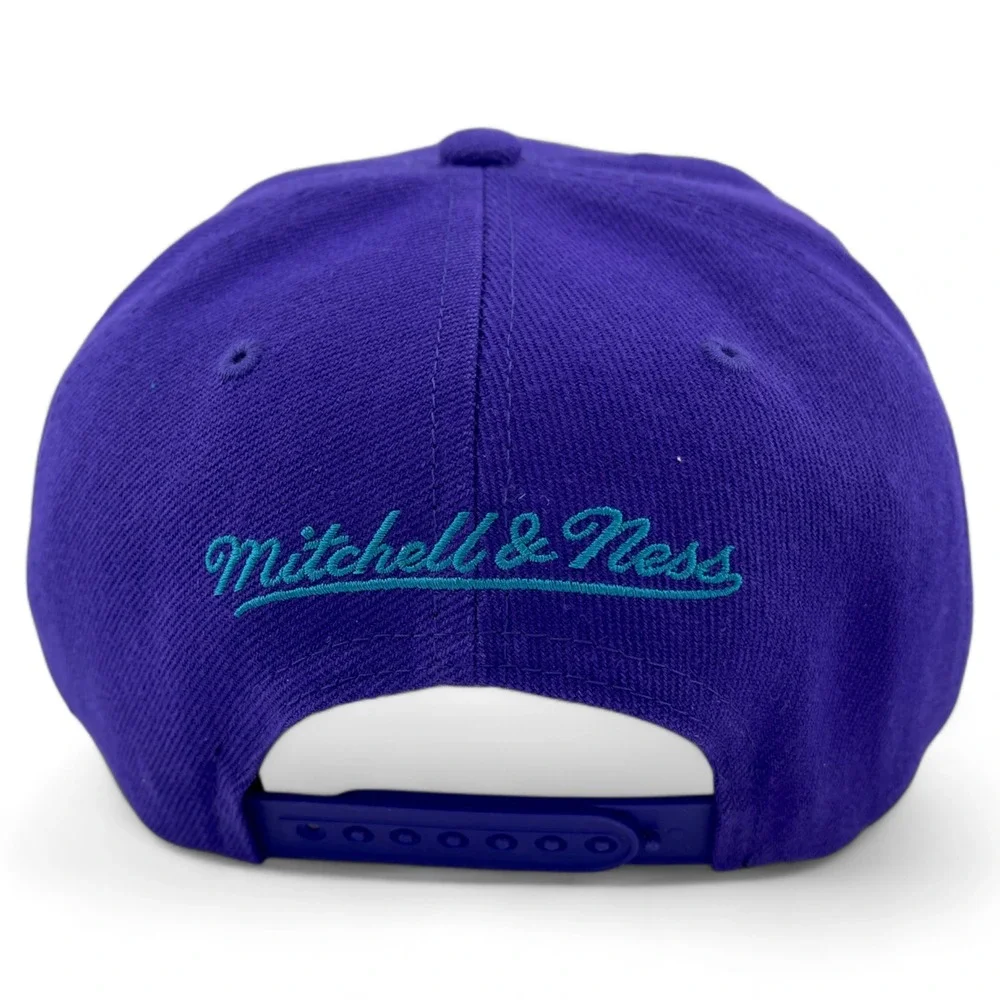 Mitchell & Ness Charlotte Hornets NBA Core Basic Classic Logo Snapback Hat Cap